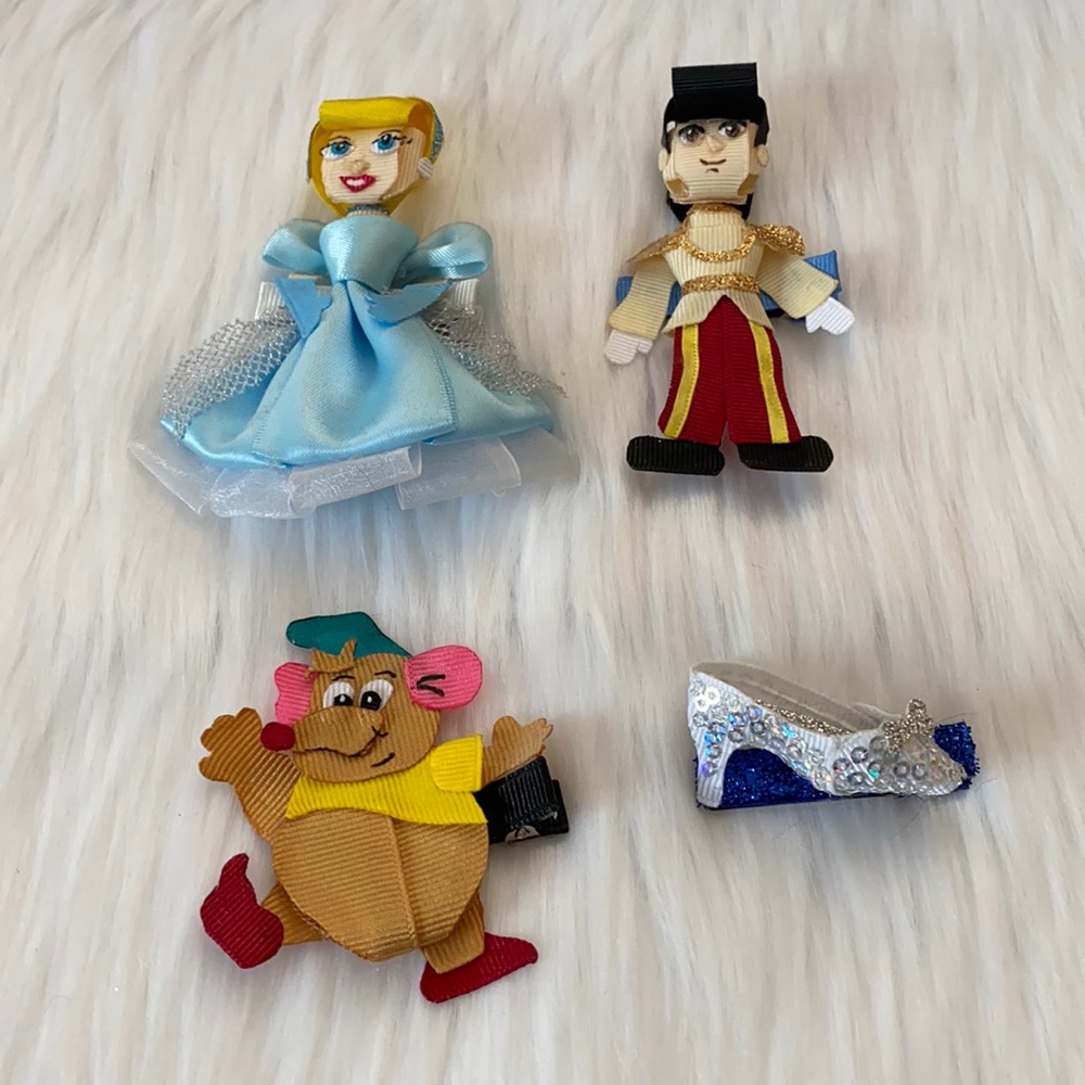 Cinderella Hair clip set